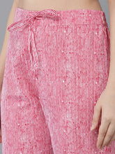 Women Pink Pure Cotton Kurta Trousers With Dupatta 1